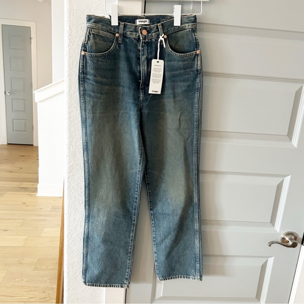 Free people Wrangler Women's Denim Straight Leg Jeans - Picture 3 of 10